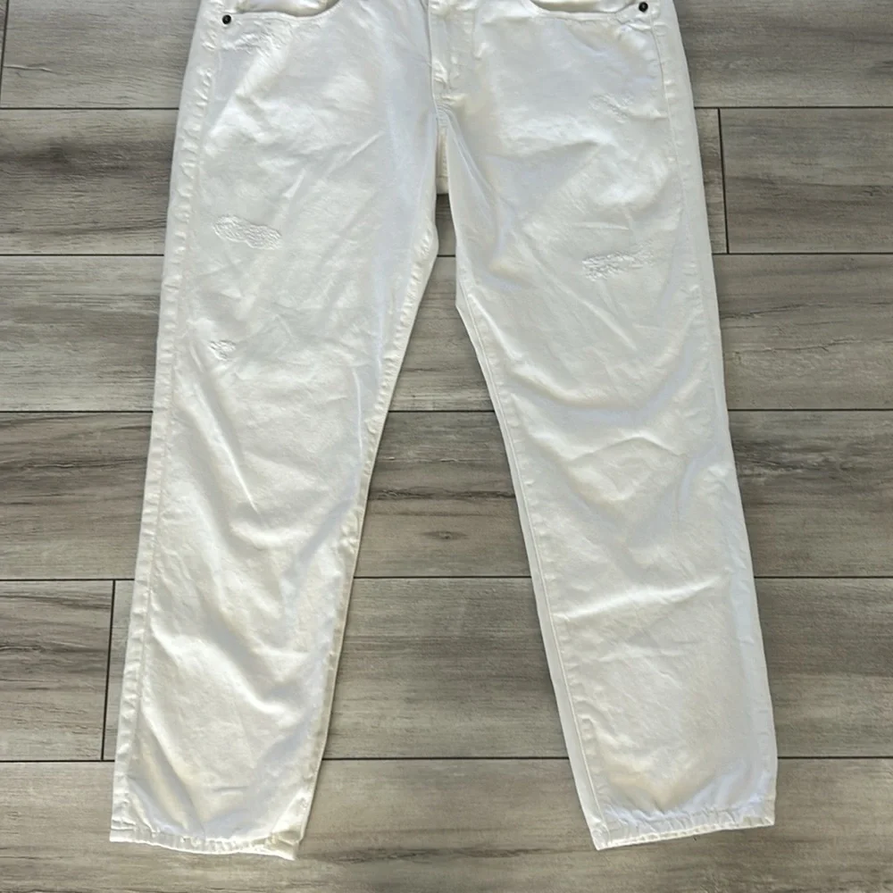 Big Star Billie Slouchy Skinny jeans in white size 31